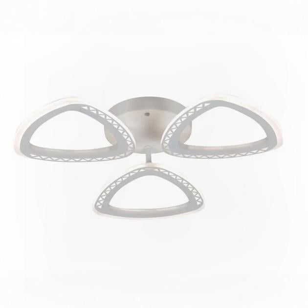 LED-люстра стельова Valeso з пультом акрилова 3000/6500K IP20 G 2704/3 WT 54W Білий (28685950)