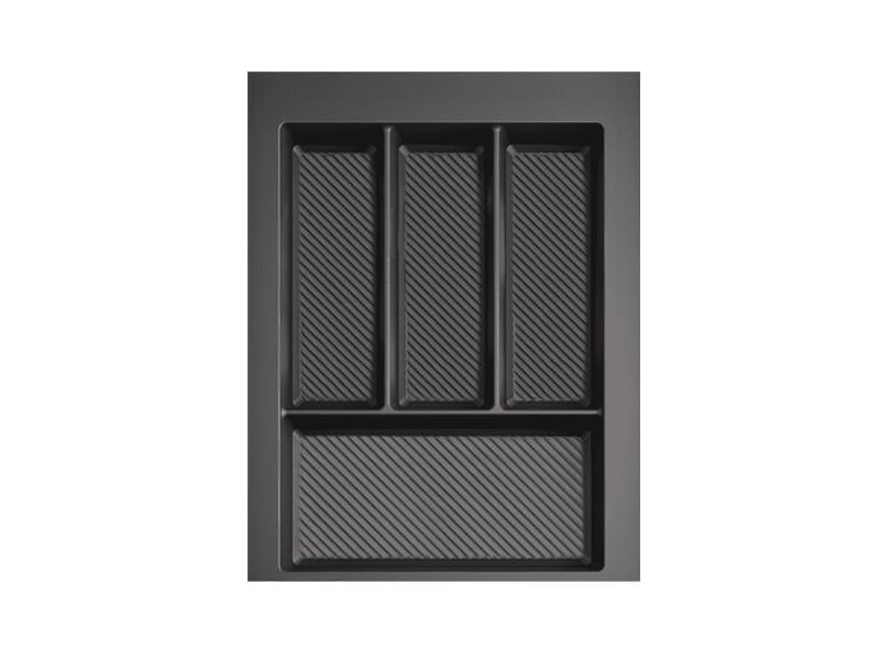 Органайзер для столовых приборов Muller W 400 350-290 L 490 H 55 мм Антрацит матовый Органайзер для столовых приборов Muller W 400 350-290 L 490 H 55 мм Антрацит матовый