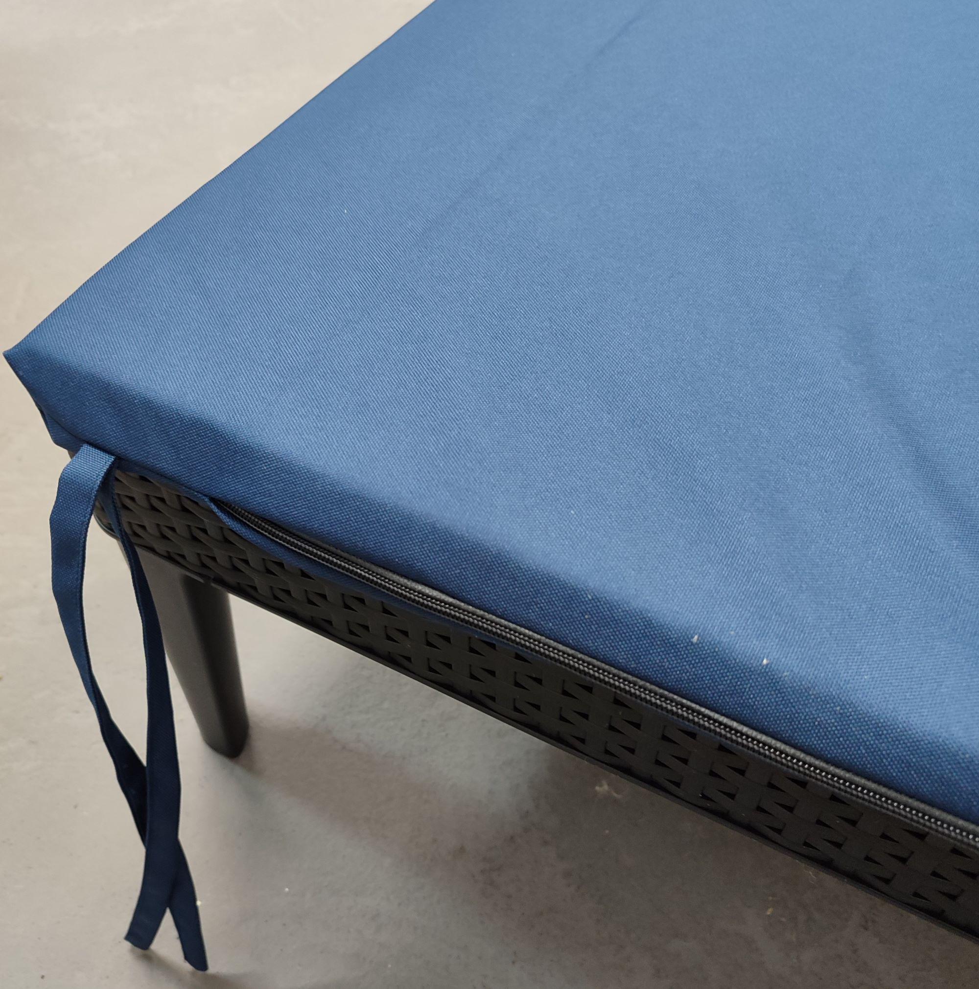 Матрас для шезлонга eGarden RIO 195x58x4 см Темно-синий (5738) - фото 5 Матрас для шезлонга eGarden RIO 195x58x4 см Темно-синий (5738) - фото 5