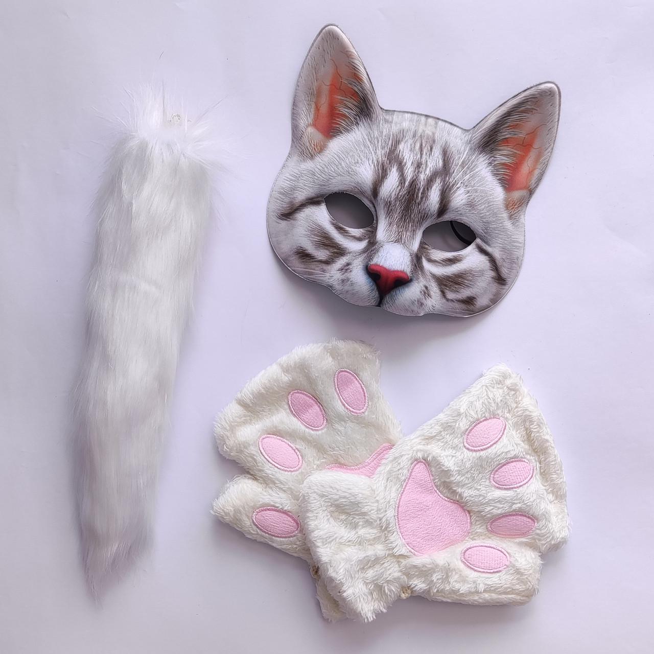Набір для квадробіки Костюм кота маска/хвіст/лапки (2290714392) Набір для квадробіки Костюм кота маска/хвіст/лапки (2290714392)