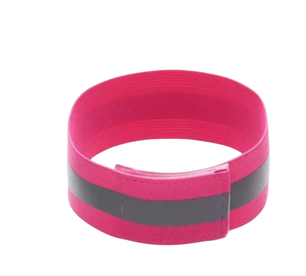 Светоотражающий браслет 4x35 см Розовый (31050/4)