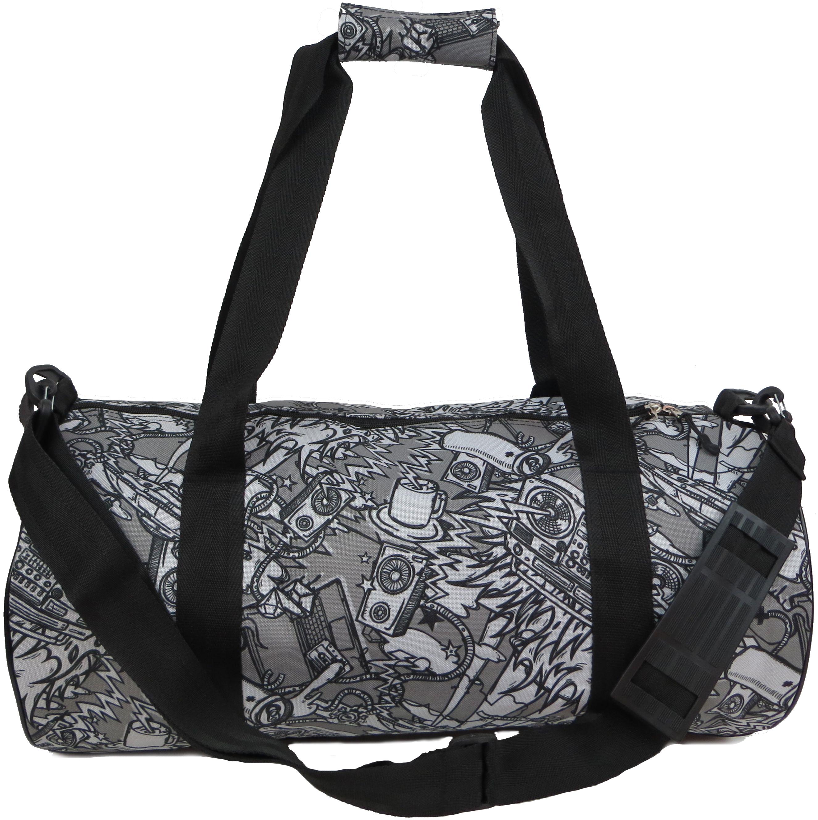 Сумка спортивная Wallaby 28 л Черный/Серый (214.39)