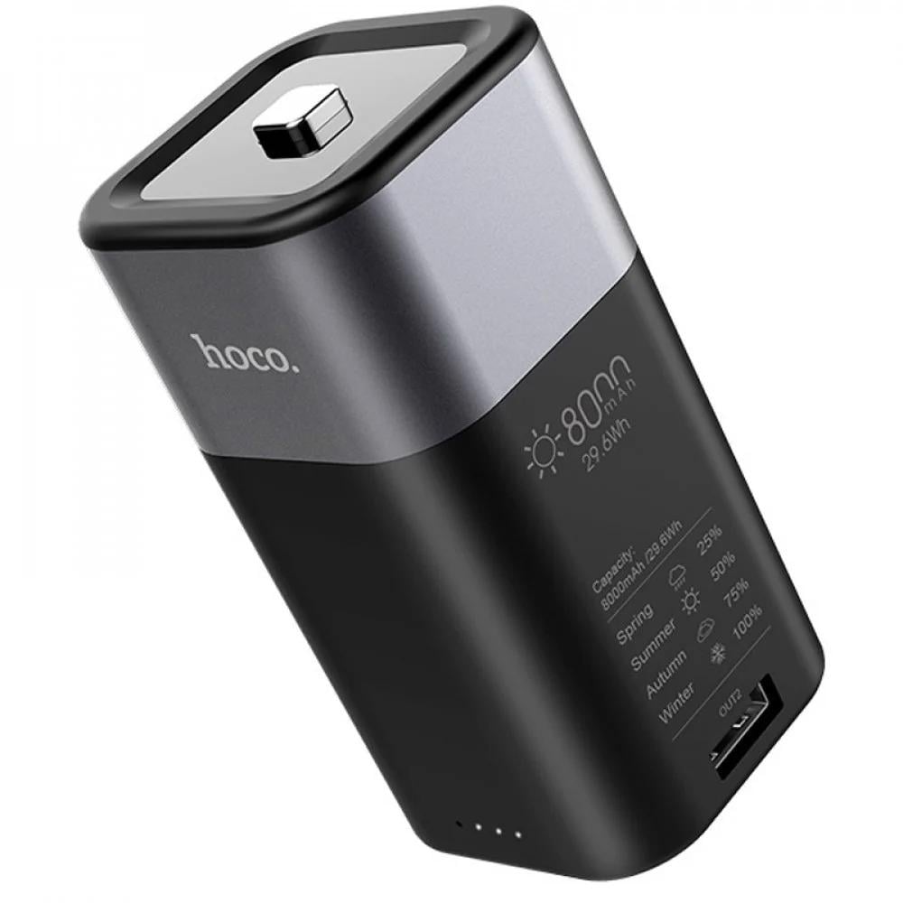 Зовнішній акумулятор Hoco J24 Cool energy 8000 mAh Сірий (13369opti) Зовнішній акумулятор Hoco J24 Cool energy 8000 mAh Сірий (13369opti)