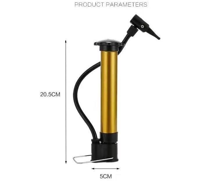 Насос ручной для мячей SPORTS Золотой (19021803) - фото 3