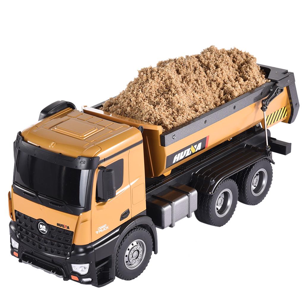 Самоскид Huina Toys 1573 1:14 Metal Dump Truck Yellow (51369)