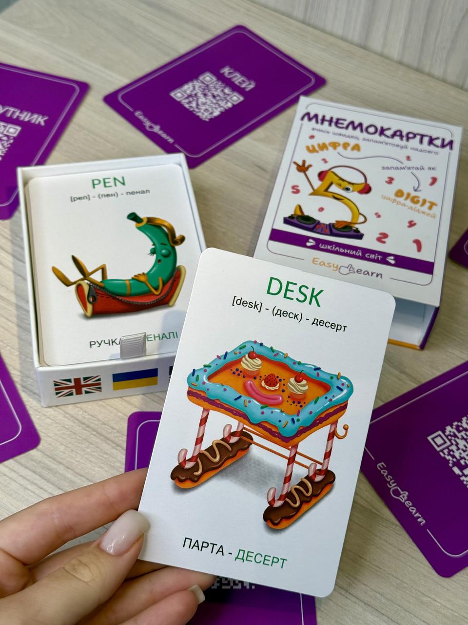 Мнемокарты EasyLearn Выпуск 4 Школьный мир (EL-SW1) - фото 7 Мнемокарты EasyLearn Выпуск 4 Школьный мир (EL-SW1) - фото 7