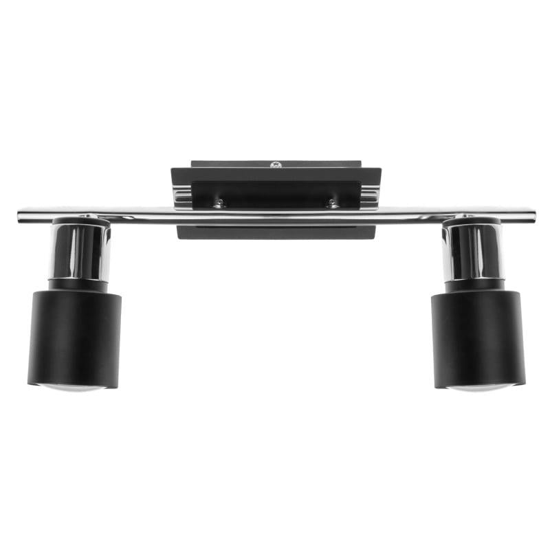 Светильник спот Brille HTL-178/2 GU10 CH+BK (26-704)