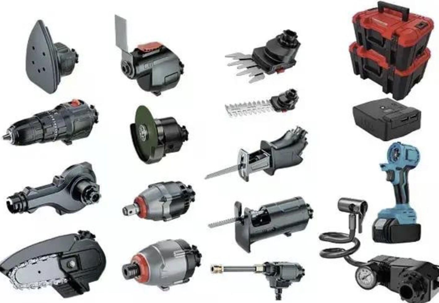 Набор электроинструментов в чемодане 13в1 48V - фото 6