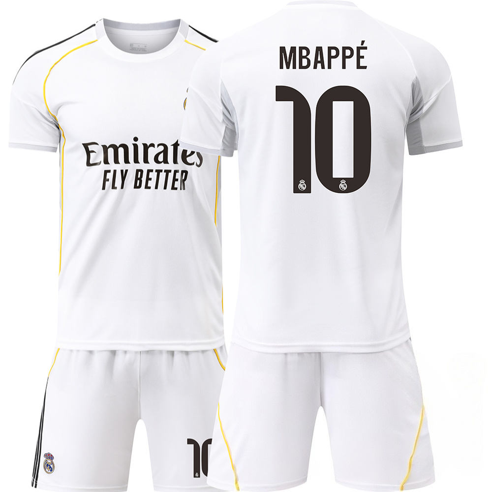 Футбольная форма детская Mbappé 10 Real Madrid сезон 2026 р. 22 125-130 см Белый (32810036)