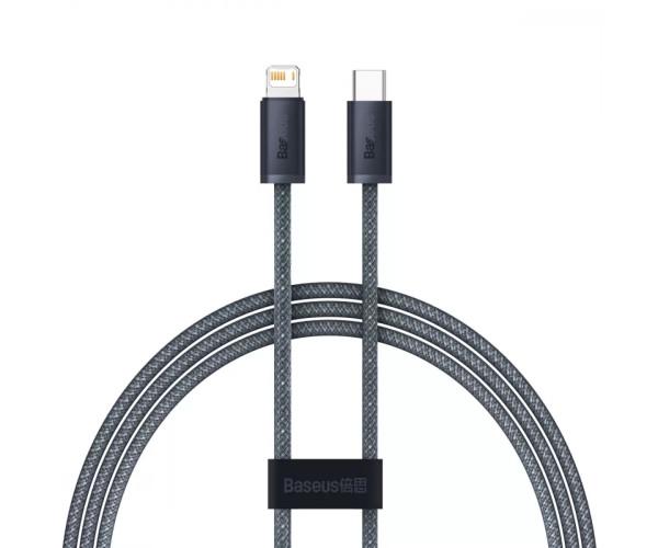 Кабель Data BASEUS Dynamic Series Fast Charging Type-C-Lightning 20W 1 м Slate Gray (06CALD000016) - фото 1 Кабель Data BASEUS Dynamic Series Fast Charging Type-C-Lightning 20W 1 м Slate Gray (06CALD000016) - фото 1