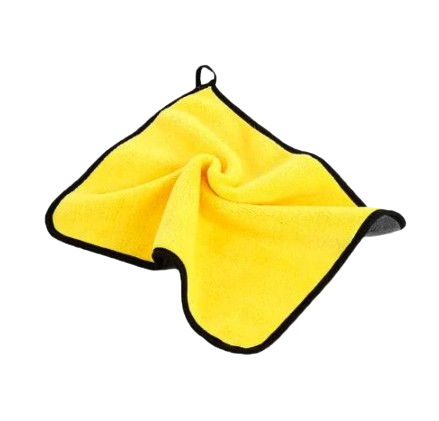 Ганчірка для полірування автомобіля з мікрофібри 30x30 см 600 г/м2 Yellow/Grey (511630) Ганчірка для полірування автомобіля з мікрофібри 30x30 см 600 г/м2 Yellow/Grey (511630)