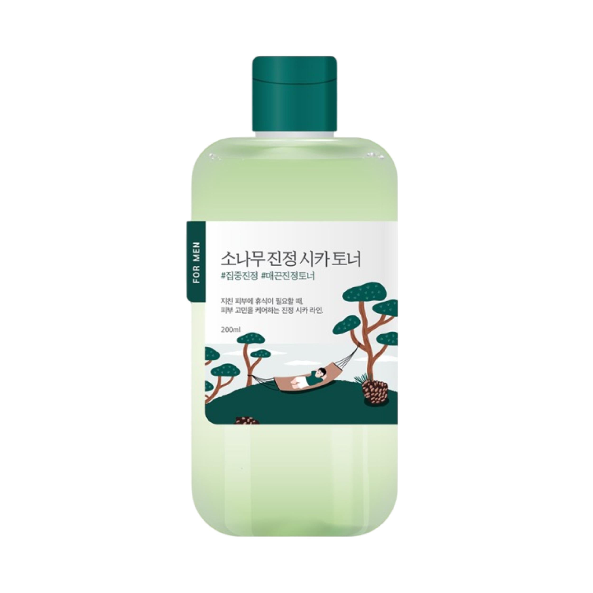 Тонер для мужчин успокаивающий ROUND LAB For Men Pine Calming Cica Toner 200 мл