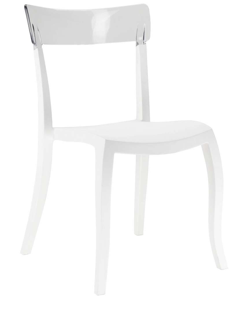 Стул Litolan Papatya Hera-S White Прозрачный (DR002082)