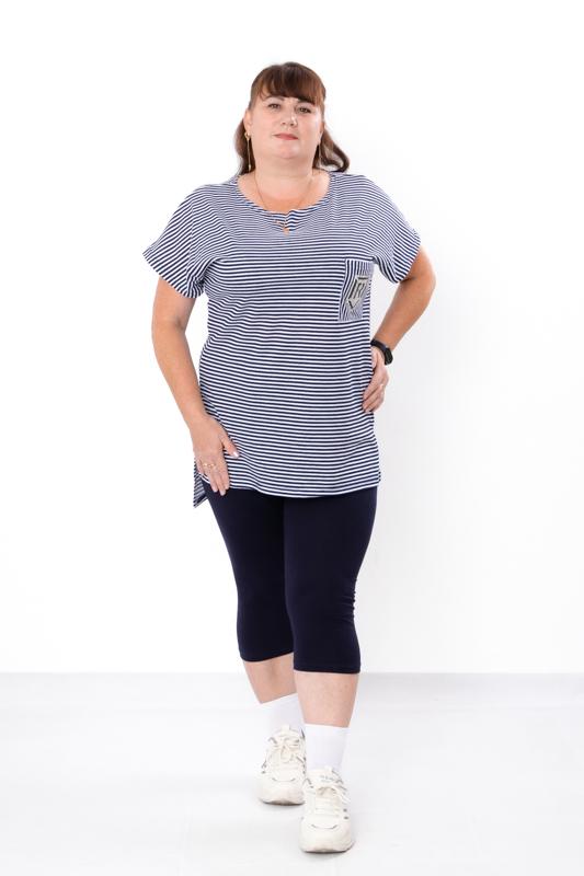 Комплект жіночий Носи Своє бриджі з тунікою р. 60/62 Синій (8113-002)