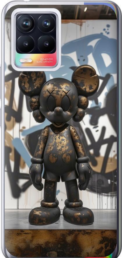 Чехол на Realme 8 Bronze kaws v2 (6098u-2303-42517)