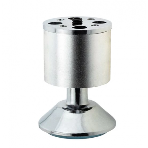 Мебельная ножка регулируемая Sigma d 50 мм x 80 мм Хром матовый/Алюминий (714597) Мебельная ножка регулируемая Sigma d 50 мм x 80 мм Хром матовый/Алюминий (714597)