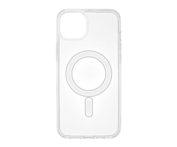 Чохол накладка TPU Clear Case with Magsafe для Apple iPhone 15 Plus Transparent - фото 1