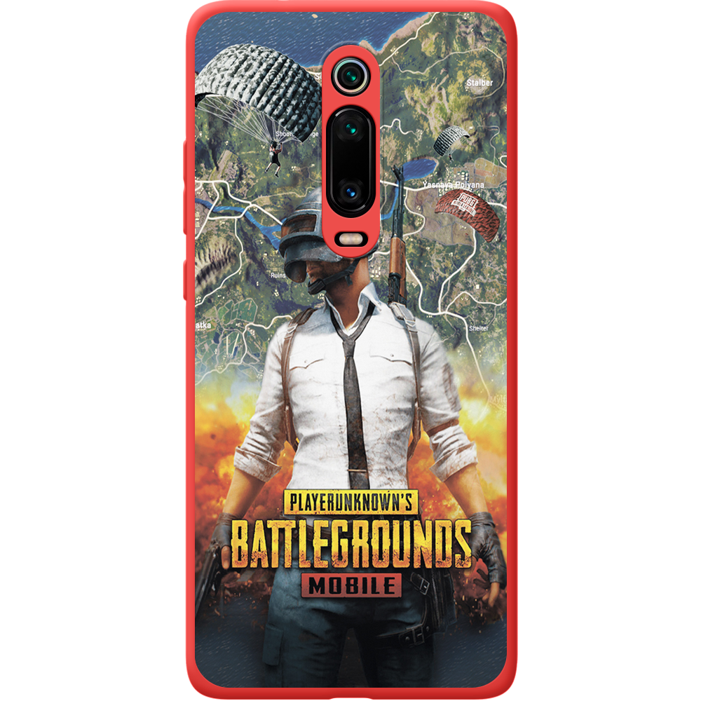 Чохол BoxFace Xiaomi Mi 9T / Mi 9T Pro PUBG Mobile Червоний силікон (37376-up2309-43048)