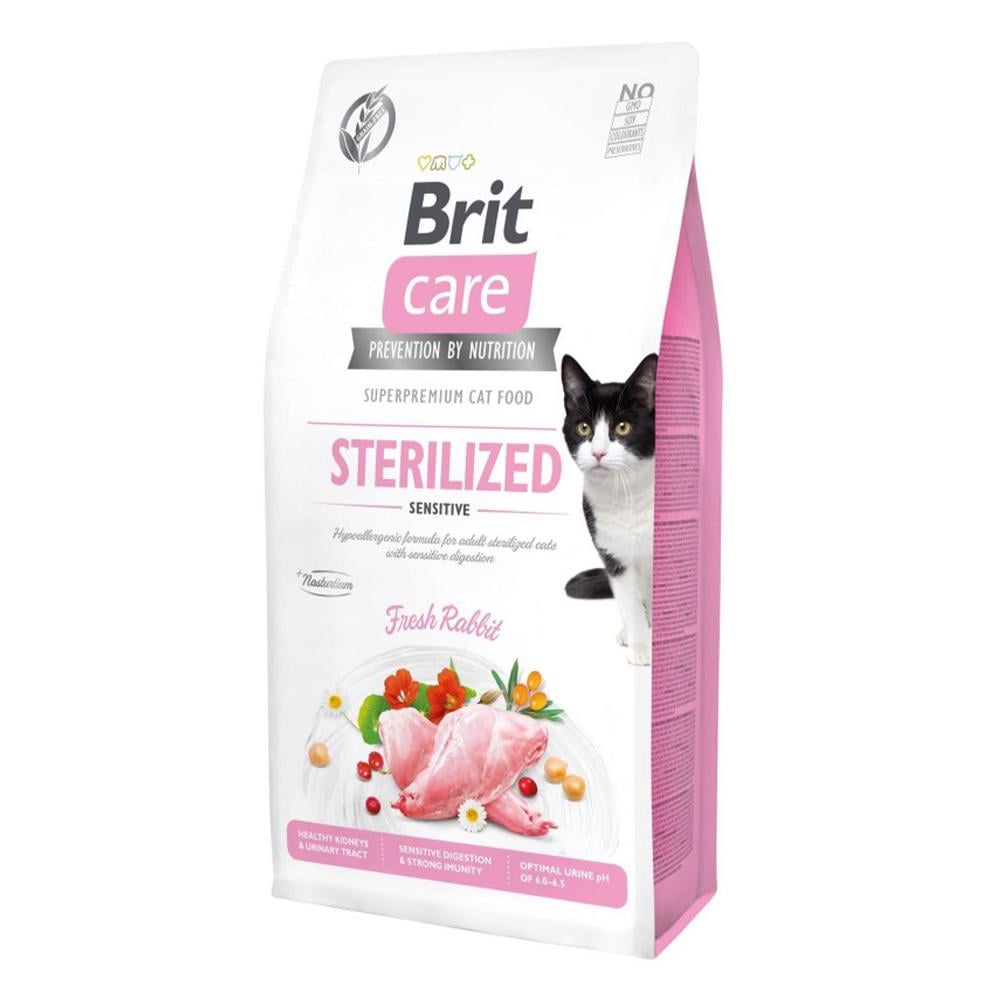 Сухой корм для котов Brit Care Cat GF Sterilized Sensitive - 2 кг - фото 2 Сухой корм для котов Brit Care Cat GF Sterilized Sensitive - 2 кг - фото 2