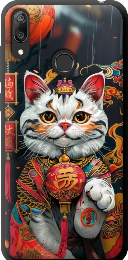 Чехол на Huawei Y7 2019 China Cat v2 (6135b-1638-42517)
