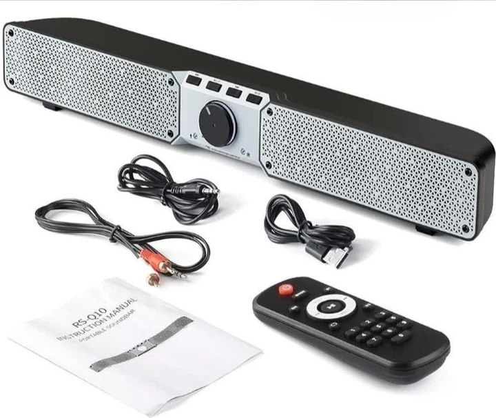 Колонка-будильник Soundbar Q10 с Bluetooth Черный (10054) Колонка-будильник Soundbar Q10 с Bluetooth Черный (10054)