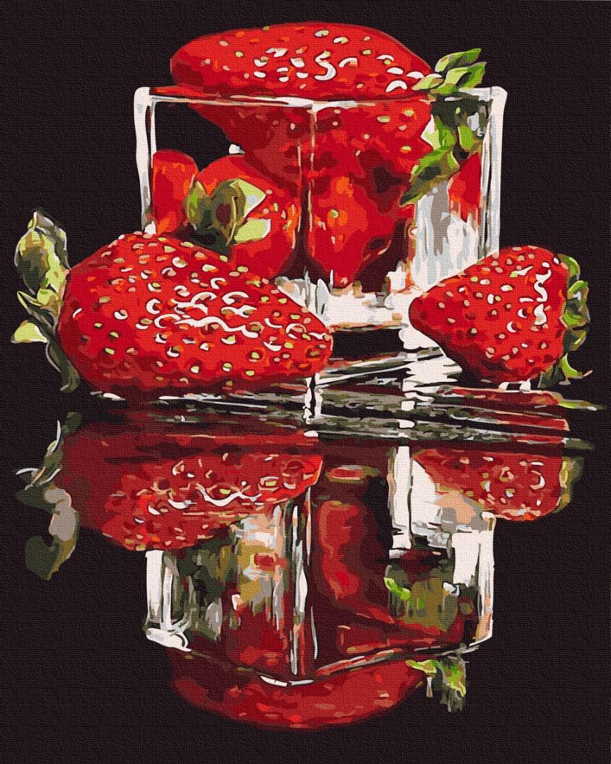 Картина за номерами Brushme Стигла полуниця 40х50 см (GX4354)