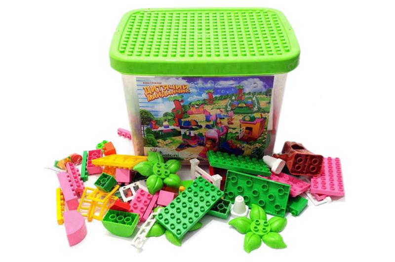Конструктор Doloni Дитячий Майданчик 172 деталі 35x27x21 см Різнобарвний (013888/09)