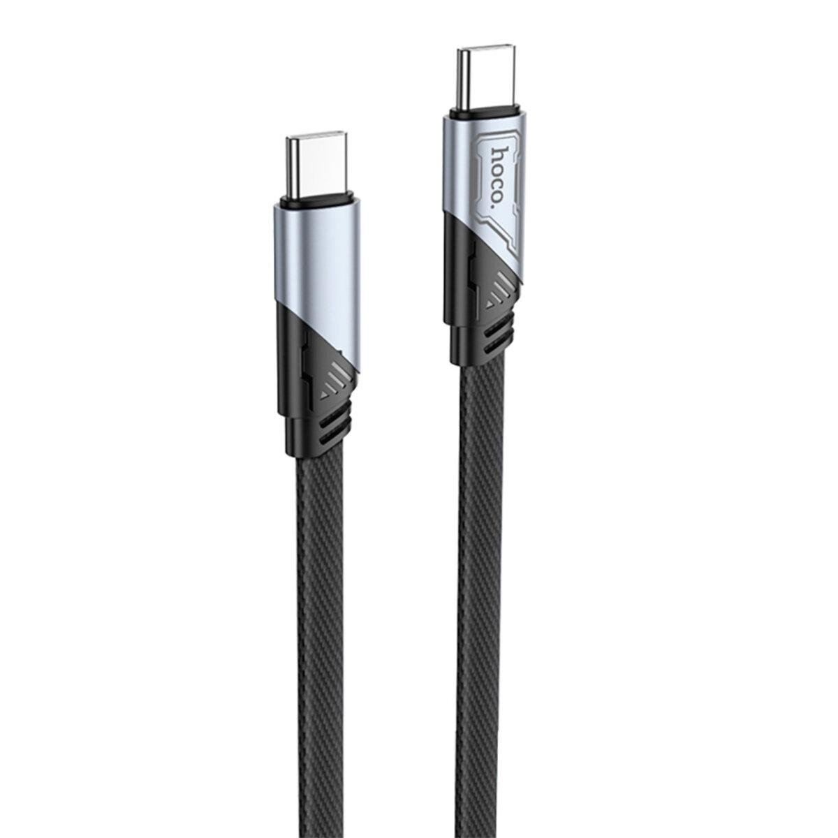 Кабель Hoco U119 Type-C to Type-C 60W 1,2 м Black (26449430)