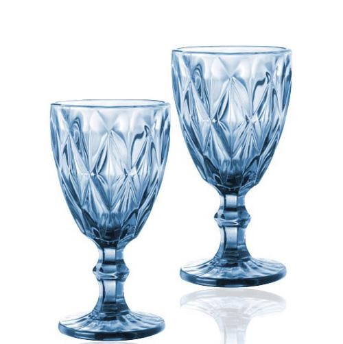 Набор бокалов для вина Elodia Грани 320 мл 6 шт. Кобальтовый (ST-9457-BL) - фото 1 Набор бокалов для вина Elodia Грани 320 мл 6 шт. Кобальтовый (ST-9457-BL) - фото 1