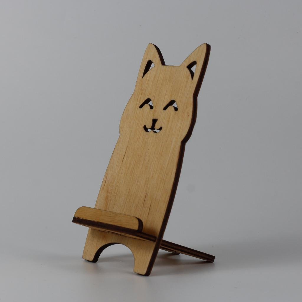 Підставка-тримач для телефону з дерева 18 (03020034) - фото 5 Підставка-тримач для телефону з дерева 18 (03020034) - фото 5