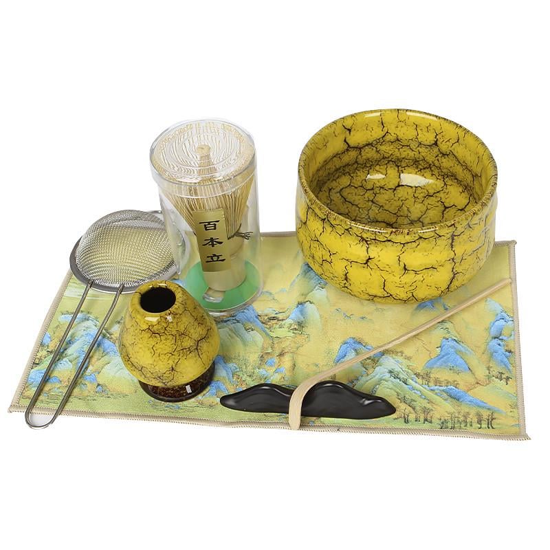 Сервіз для чаю-матчі подарунковий Mavanto 5424 Японський стиль 7 пр. Mustard (2245149671) - фото 1