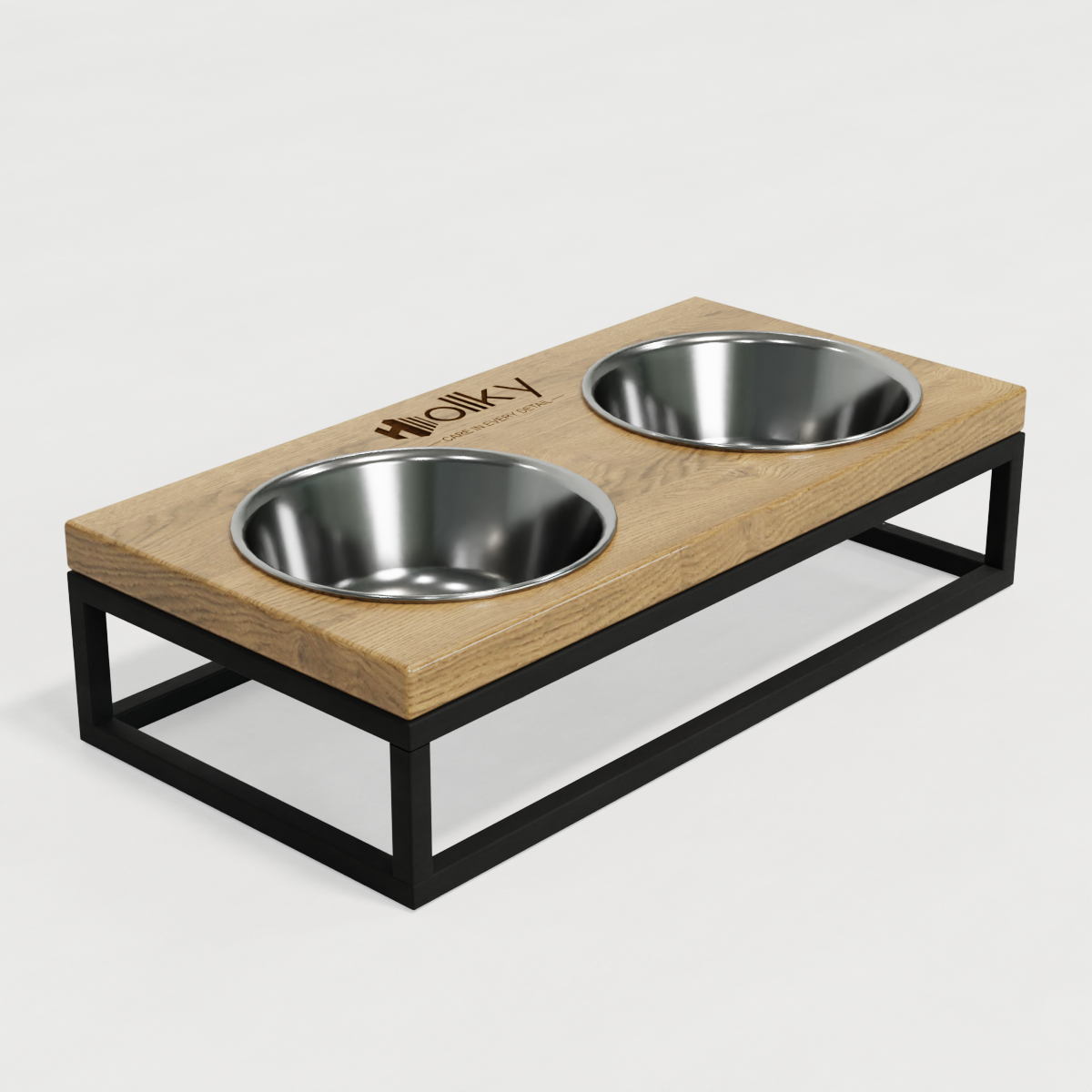 Миски на подставке для маленьких собак и котов Hollky Base S 2х0,45 л (BS-36187-BLNT) - фото 3