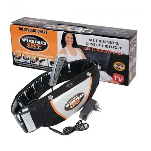 Пояс вібромасажер з пультом та підігрівом Vibro Shape EL 320-6 - фото 3