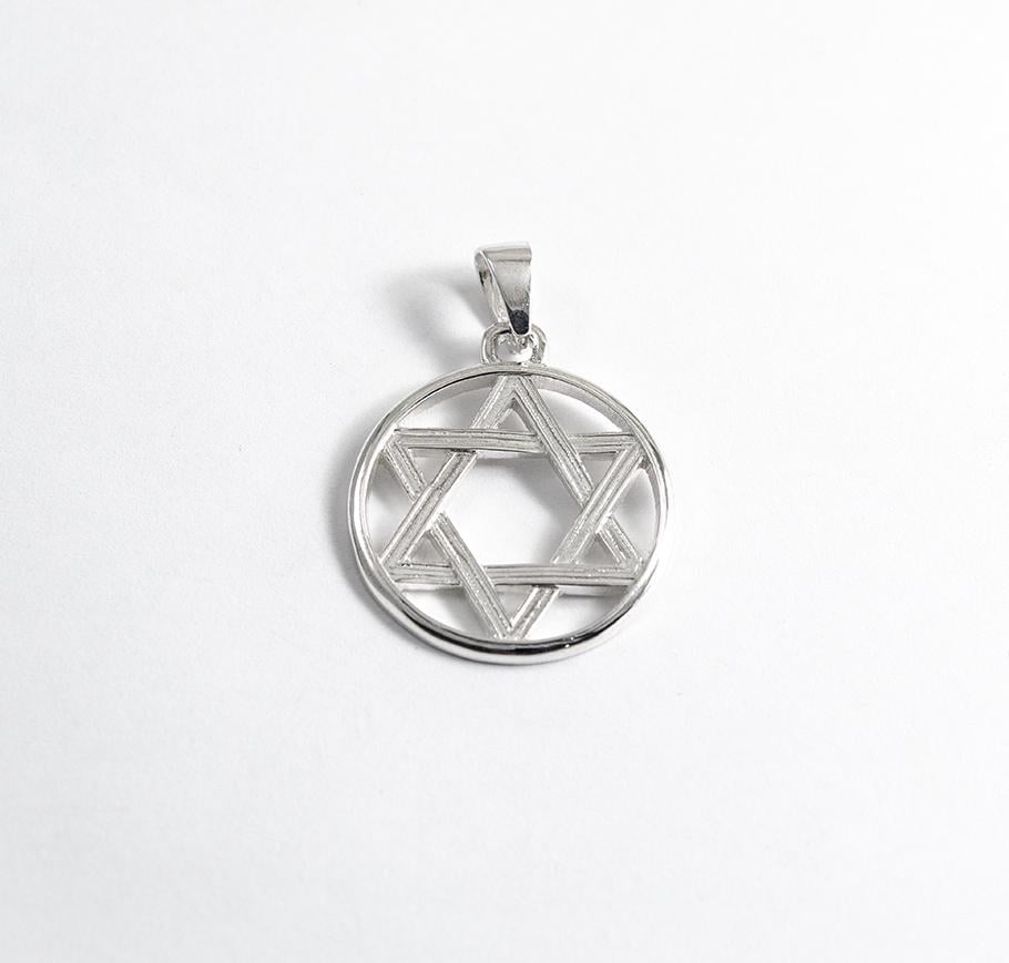 Кулон Maxi Silver 5353 Звезда Давида (85353)