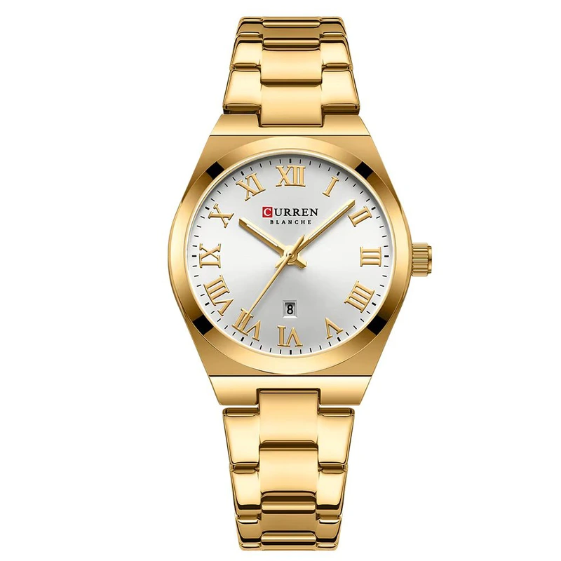 Наручний годинник Curren 9095 Gold/White