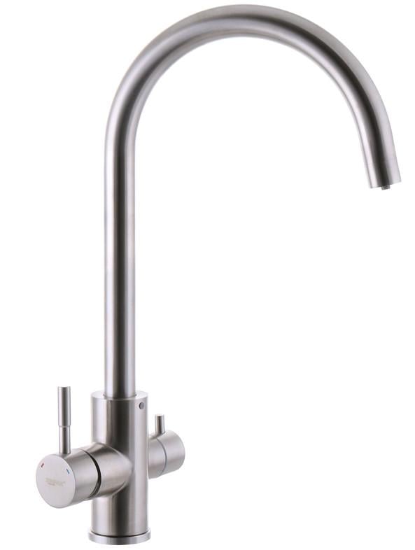 Смеситель для кухни Zerix SUS-021 с выходом для питьевой воды (ZX3169)