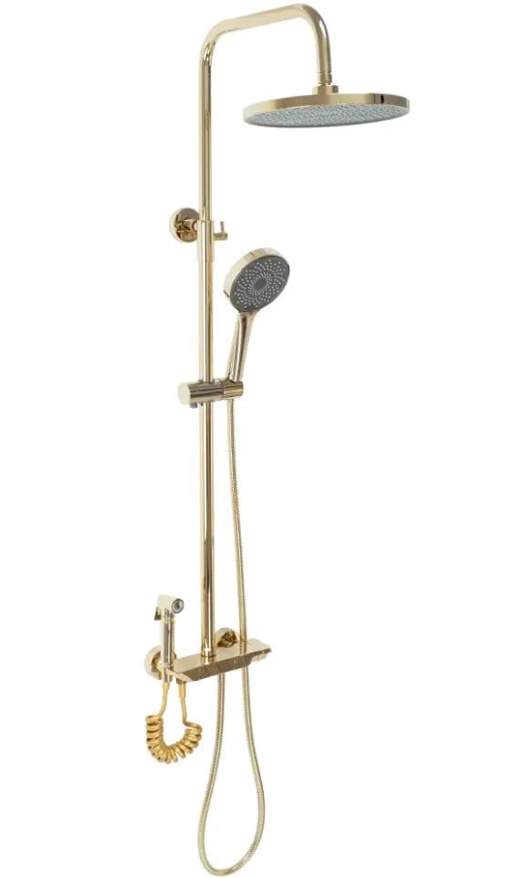 Душевой гарнитур Rea MAX Золотой (Rea-P6617)