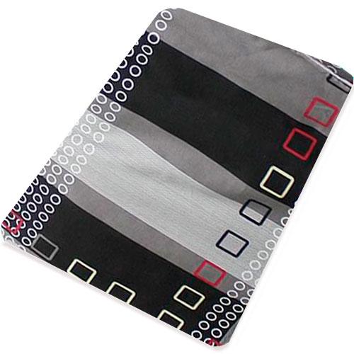 Простынь на резинке Т0429 120х60 см Серый/Черный (128747)