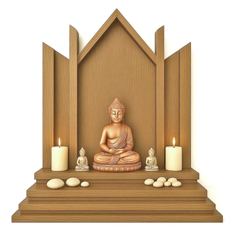 Алтарь для медитации из дерева Арабани Сиена (ЛАТ-005805)