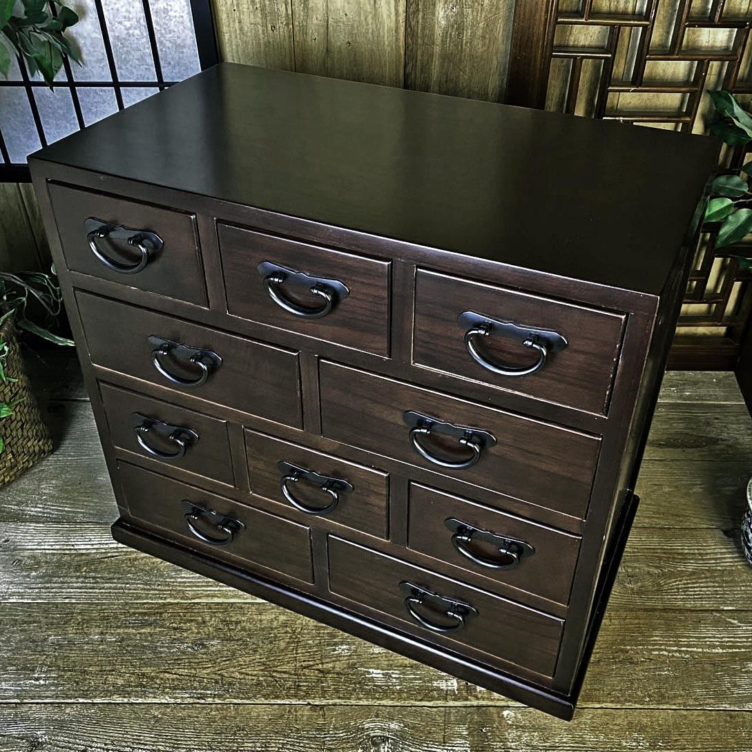 Комод тансу из дерева Арни Мокко (КТУ-010610) Комод тансу из дерева Арни Мокко (КТУ-010610)