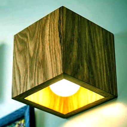 Світильник настінний з дерева Урбанет Мускат (БРА-000607)