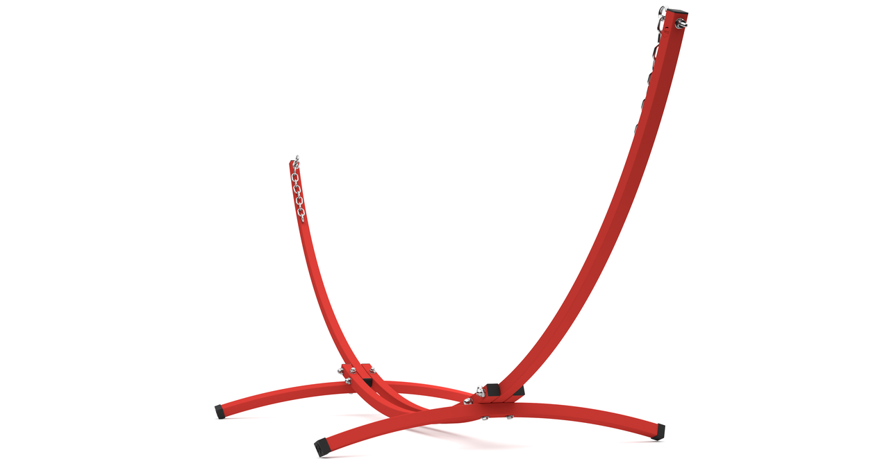 Стійка для двомісного гамака WCG металева з кріпленням для дому/дачі/саду Червоний (WCGR-RD1) - фото 5