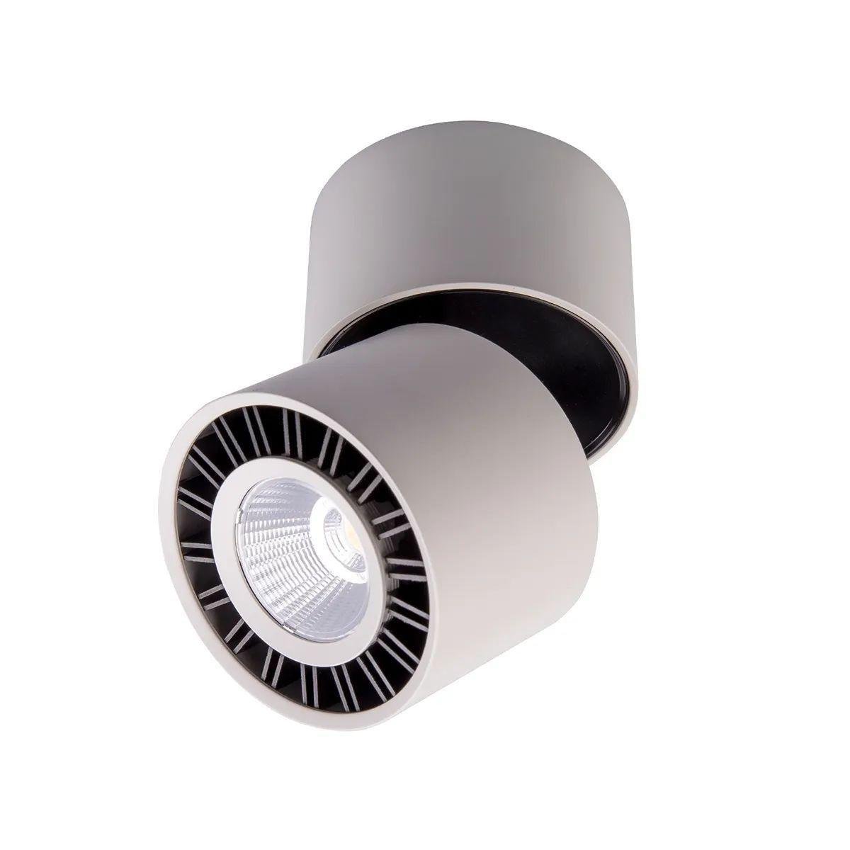 Точечный светильник MJ-Light SLC7529-12W WH+BK 3000K (MJ00347)