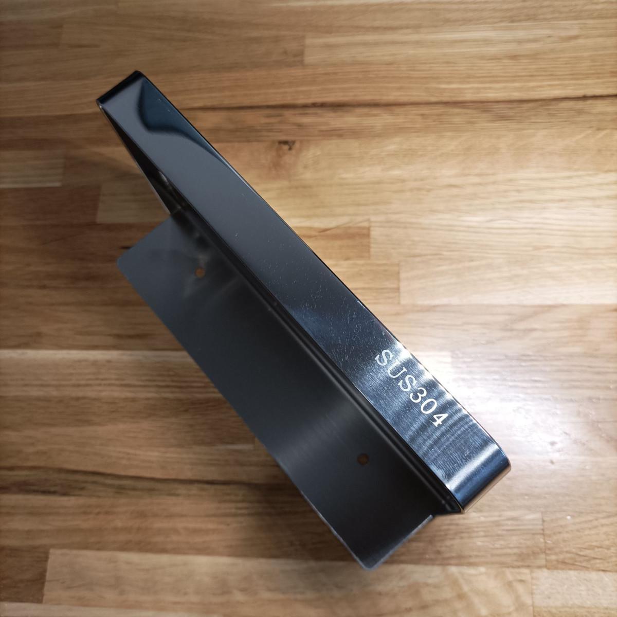 Поличка з нержавіючої сталі Haowa BR-Mini 18 см Хром (3248) - фото 8 Поличка з нержавіючої сталі Haowa BR-Mini 18 см Хром (3248) - фото 8