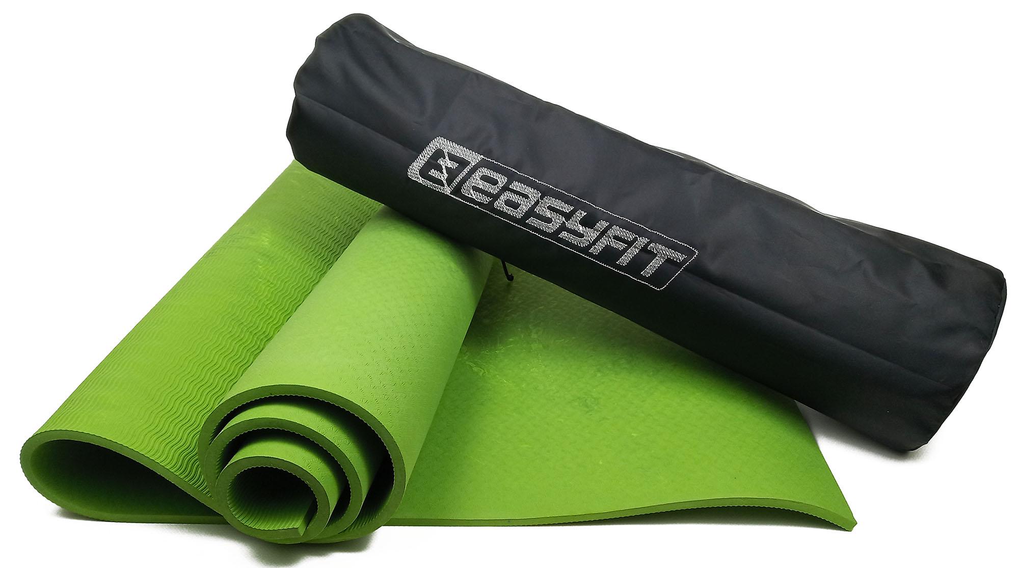 Коврик для йоги EasyFit PER Premium Mat 183х61 см Салатовый (EF-PER8Gr)