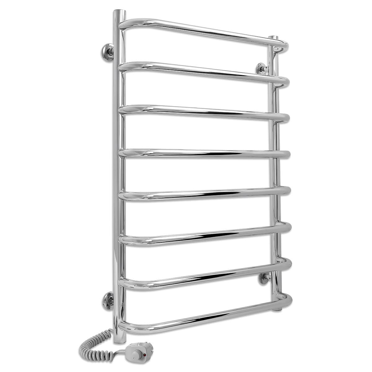 Полотенцесушитель электрический Laris Стандарт П8 подключение слева 500x800 мм (73207088)