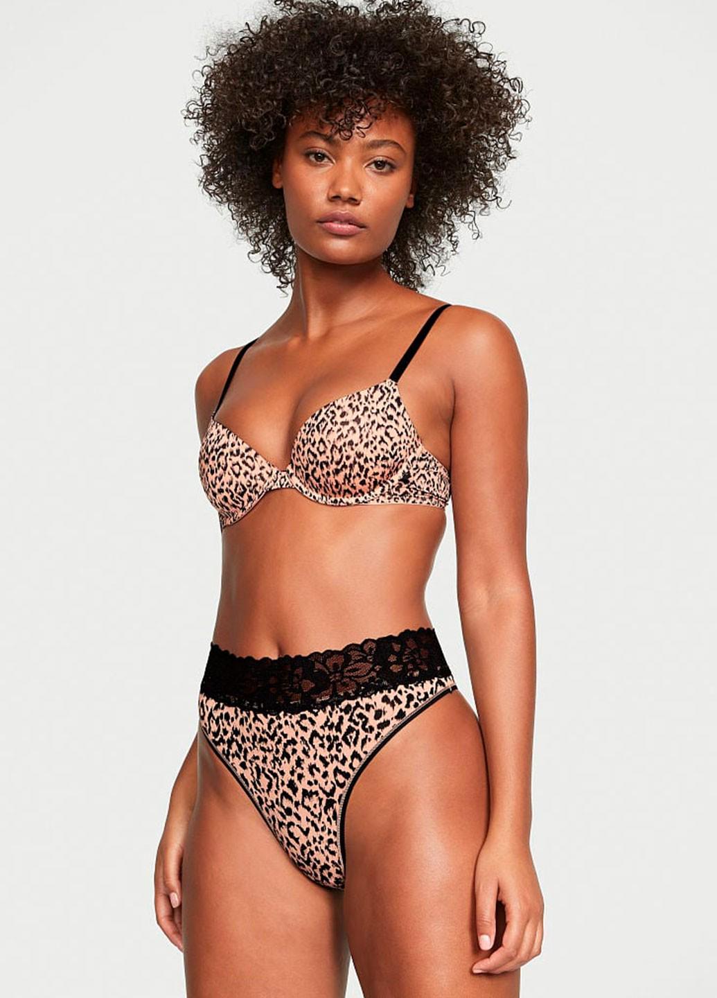 Женские трусы Victoria's Secret 3560000598058QBTXS XS Леопардовый (65157453)