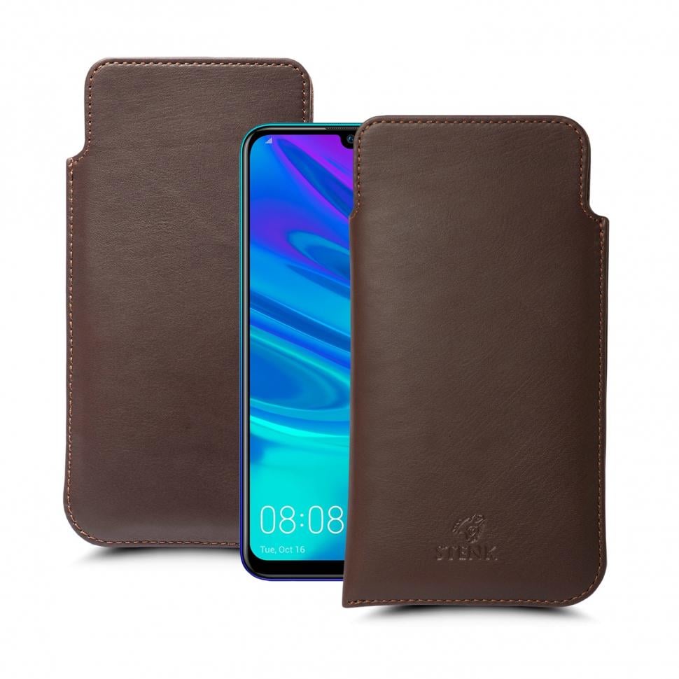 Футляр Stenk Elegance для Huawei P Smart (2019) Коричневый (62444)
