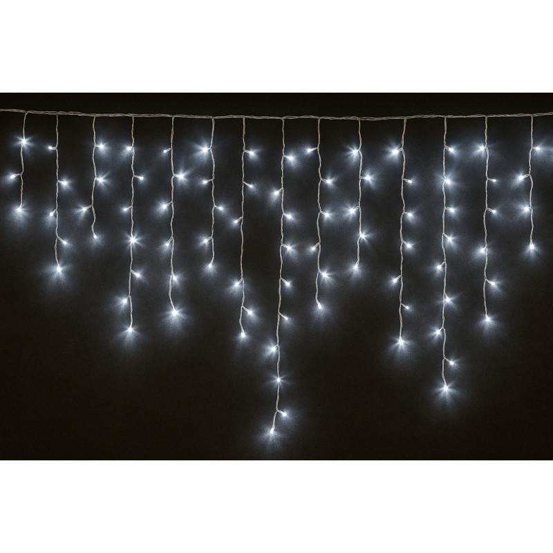 Гирлянда бахрома 6 м 200LED мигающая холодный белый IP44 (950156)