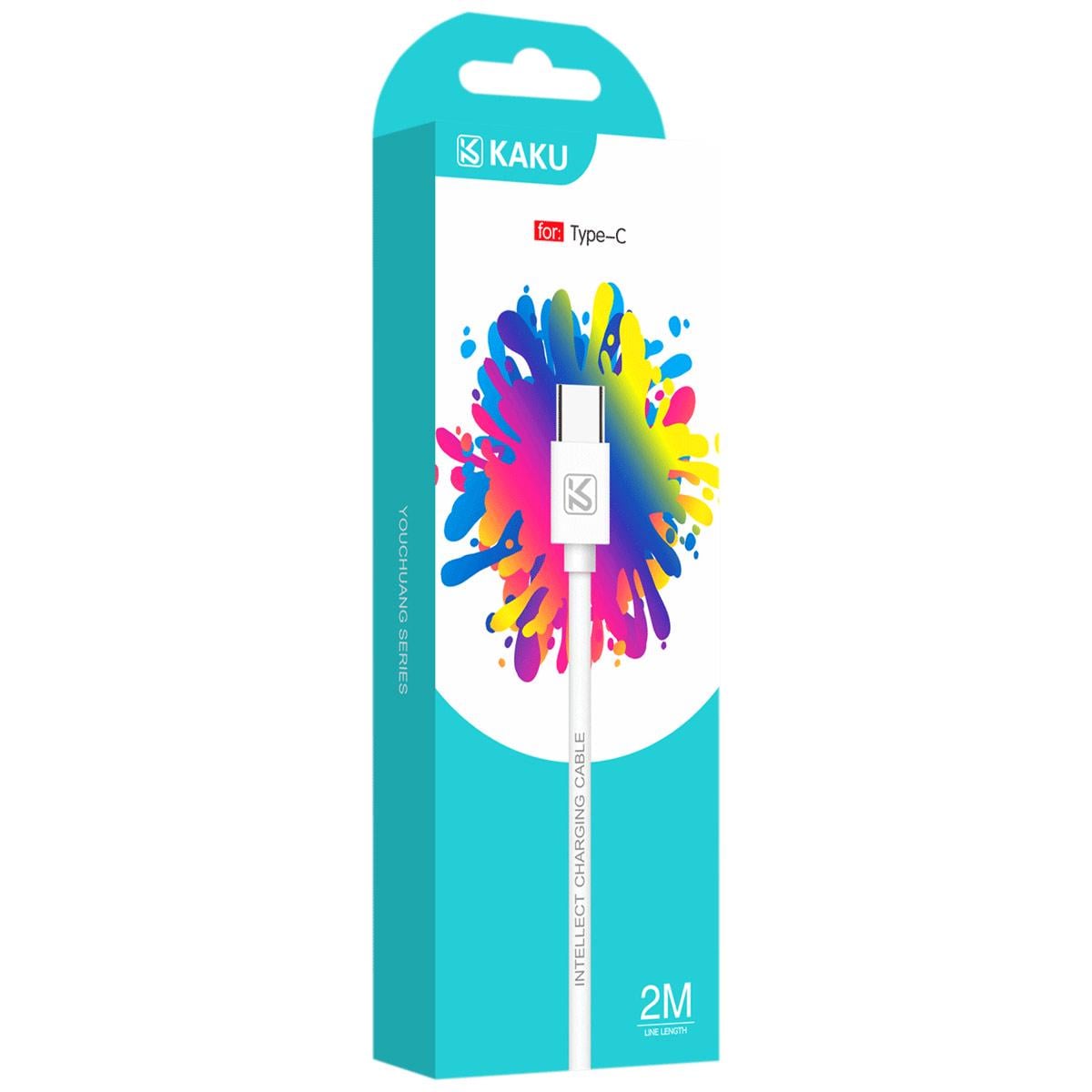 USB кабель Kaku KSC-332 USB-Type-C 2 м White (1251056169)